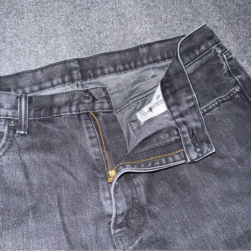 Levi’s 559 Relaxed Straight Black Jeans Men’s 38x32 Red Tab Classic Denim
